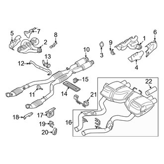 BMW OE - Exhaust System (Sedan)