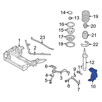 BMW OE - Front Left Steering Knuckle