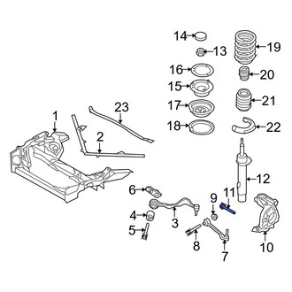BMW OE - Suspension Control Arm Bumper Bolt