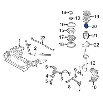 BMW OE - Front Suspension Strut Bumper