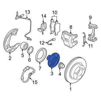 BMW OE - Front Wheel Hub