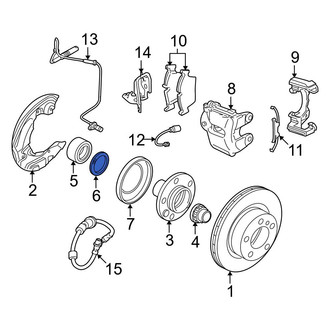 BMW OE - Wheel Bearing Snap Ring