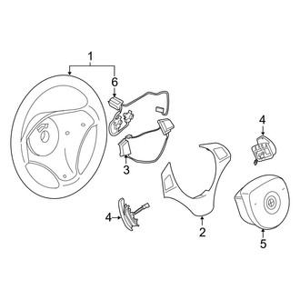 BMW OE - Steering Wheel & Trim (With Sport Wheel), (Base Sedan / Wagon 3.0L)