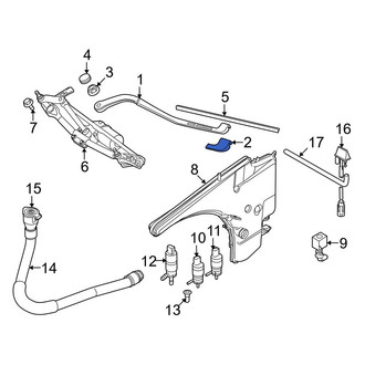BMW OE - Front Wiper Arm Cover