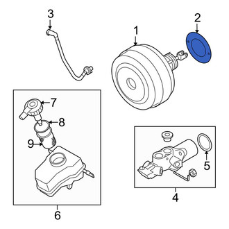 BMW OE - Rear Power Brake Booster Gasket
