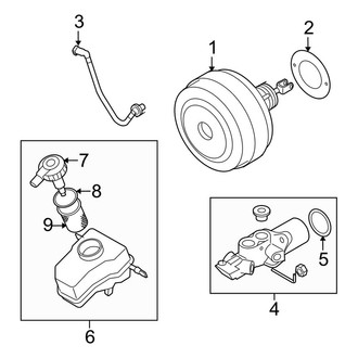 BMW OE - Cowl - Components on Dash Panel (Wagon)