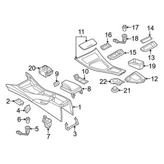 BMW OE - Center Console (Wagon)