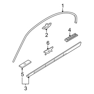 BMW OE - Pillars, Rocker & Floor - Exterior Trim (Sedan)
