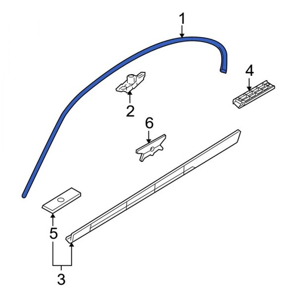 Roof Panel Reveal Molding