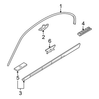 BMW OE - Pillars, Rocker & Floor - Exterior Trim (Sedan)
