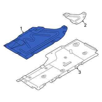 BMW OE - Center Front Floor Pan Splash Shield