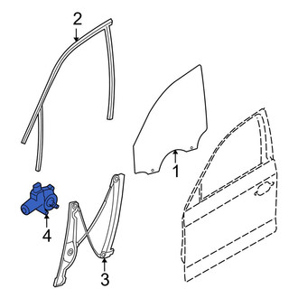 BMW OE - Front Left Window Motor