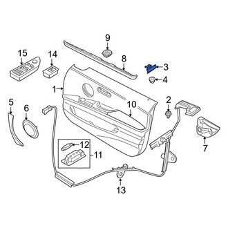 BMW OE - Rear Window Shade Clip