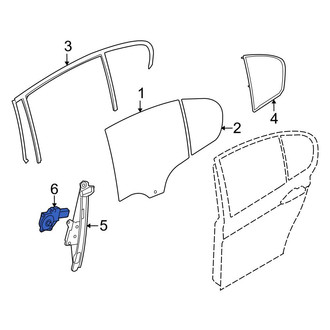 BMW OE - Rear Right Window Motor