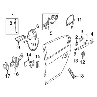 BMW OE - Rear Door - Lock & Hardware (Wagon)