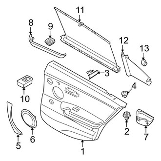 BMW OE - Rear Door - Interior Trim (Wagon)