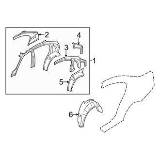 BMW OE - Quarter Panel - Inner Structure (Sedan)