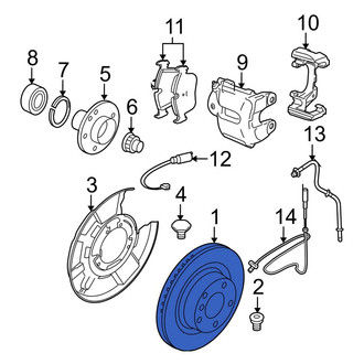 BMW OE - Rear Disc Brake Rotor