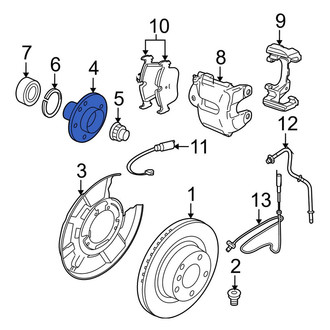 BMW OE - Rear Wheel Hub