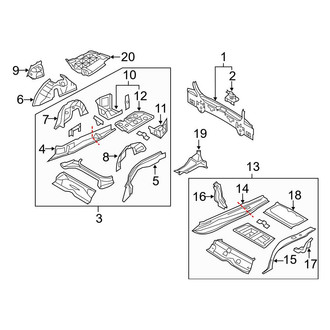 BMW OE - Rear Body & Floor (Sedan)