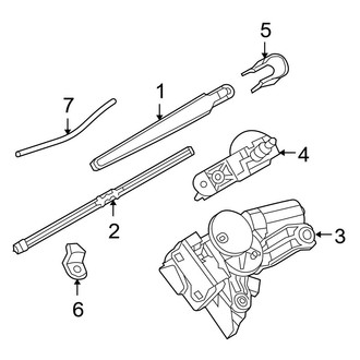 BMW OE - Lift Gate - Wiper & Washer Components (Wagon)