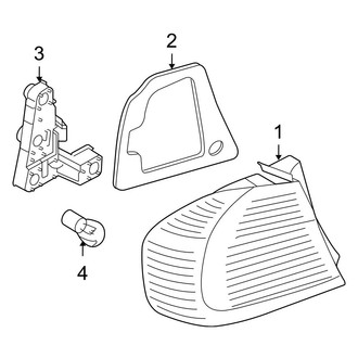 BMW OE - Rear Lamps - Tail Lamps (On Quarter Panel), (Sedan)