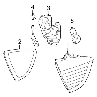 BMW OE - Rear Lamps - Tail Lamps (On Trunk Lid), (Sedan)