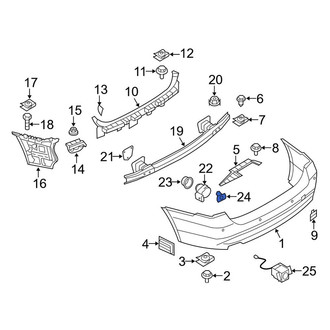 BMW OE - Rear Parking Aid Sensor Bracket
