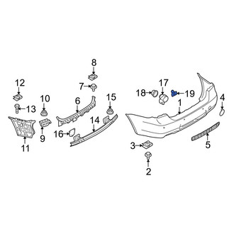 BMW OE - Parking Aid Sensor Bracket