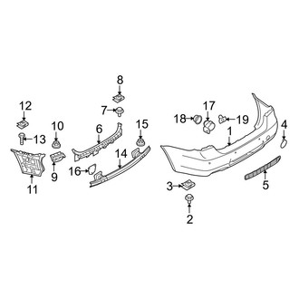 BMW OE - Rear Bumper - Bumper & Components (Sedan)