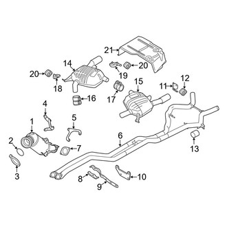 BMW OE - Exhaust System (Sedan)