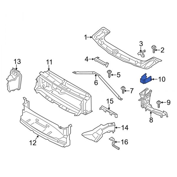 Hood Latch Support