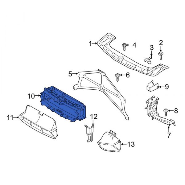 Radiator Support Air Duct