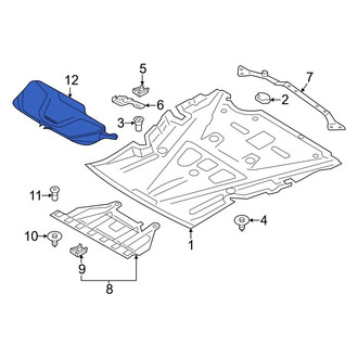 BMW OE - Front Radiator Support Access Cover