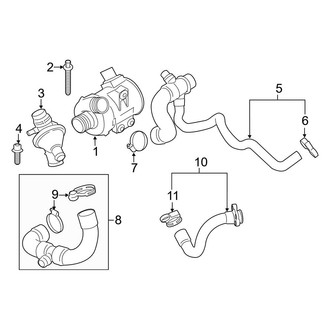 BMW OE - Cooling - Water Pump (Sedan 2.0L)