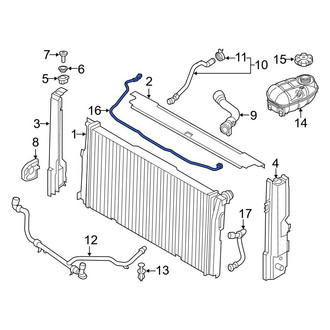 BMW OE - Engine Coolant Crossover Pipe