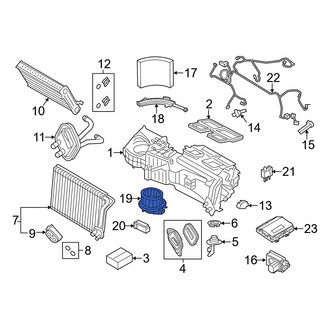 BMW OE - HVAC Blower Motor Assembly