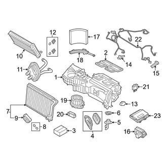 BMW OE - Air Conditioner & Heater - Evaporator & Heater Components (Sedan)