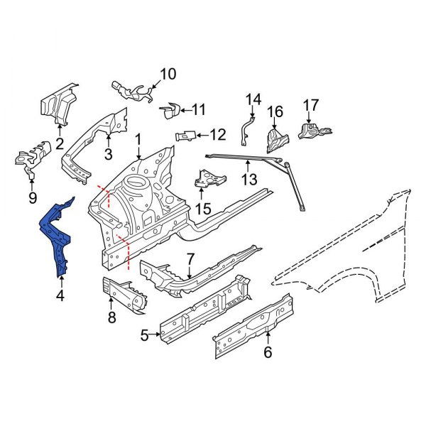 Fender Rail Reinforcement