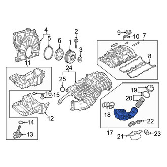 BMW OE - Engine Oil Filter Housing