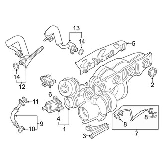 BMW OE - Engine - Turbocharger & Components (Sedan 2.0L)