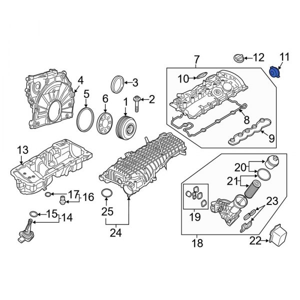 BMW OE 11367614288 Engine Variable Valve Timing (VVT) Adjuster