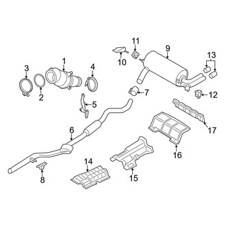 BMW OE - Exhaust System (Sedan 2.0L)