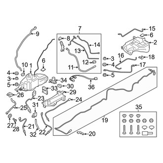 BMW OE - Emission System - Emission Components (Emission Reduction System), (Base)