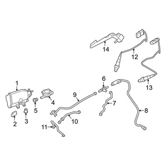 BMW OE - Emission System - Emission Components (Sedan)