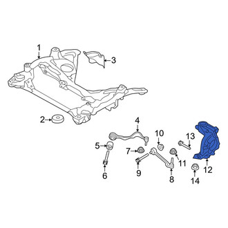 BMW OE - Front Right Steering Knuckle