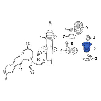 BMW OE - Front Suspension Strut Bellows