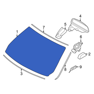 BMW OE - Front Windshield