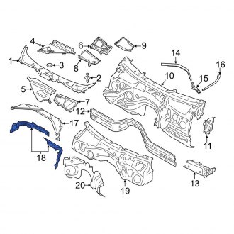 BMW 2-Series Cowl Panels & Parts | Vent Grills — CARiD.com