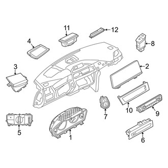 BMW OE - Instrument Panel - Cluster & Switches (Base Sedan)
